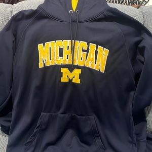 Michigan Dri Fit Sweatshirt, XXL , Go Blue embroidered Sweatshirt Brand New